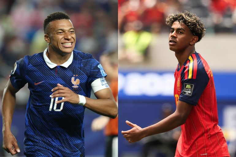 Kylian Mbappé y Lamine Yamal, los protagonistas de la semifinal Francia vs España del Mundial 2026