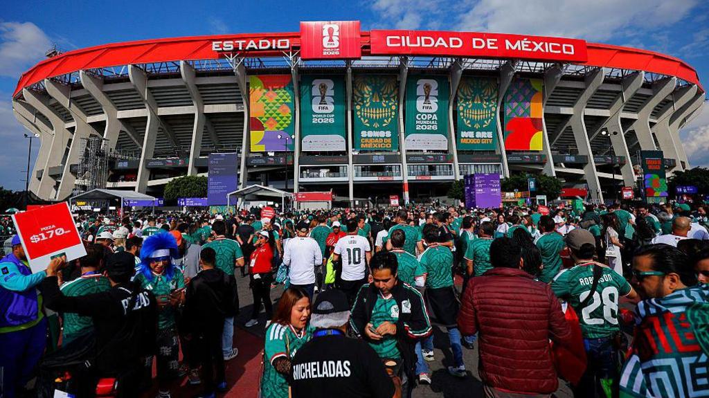 El Estadio Azteca de Ciudad de México durante el Mundial 2026, escenario del duelo México vs Inglaterra